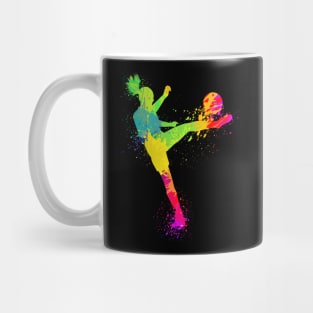 Cool Soccer Design For Girls Soccer Player Sport Lover Mug
